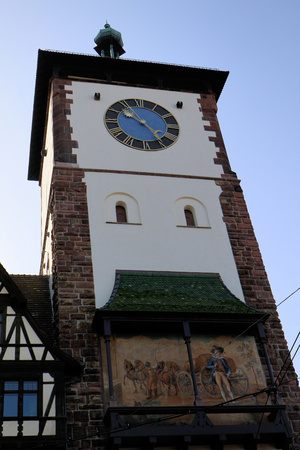 Schwabentor in Freiburg, Germanyの写真素材