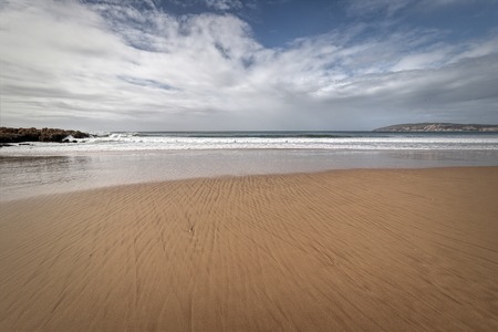 Beach in Plettenberg Bay, Garden Route, South Africaの写真素材