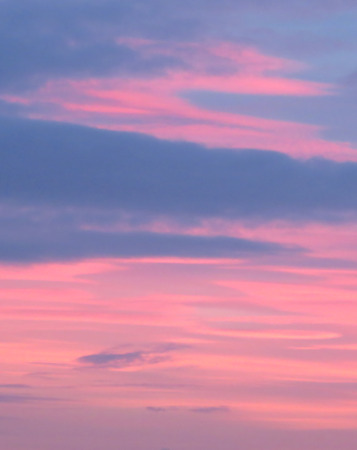 January dawn lightの写真素材