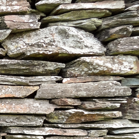 Dry Stone Wallの写真素材