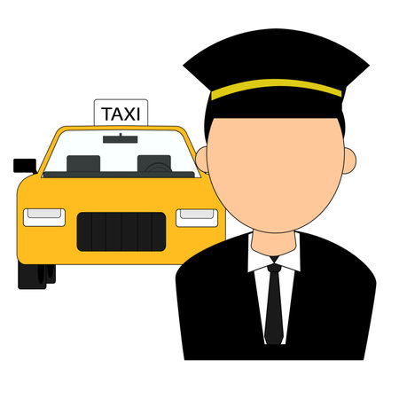 Taxi service design, vector illustration eps 10. Flat style.の写真素材