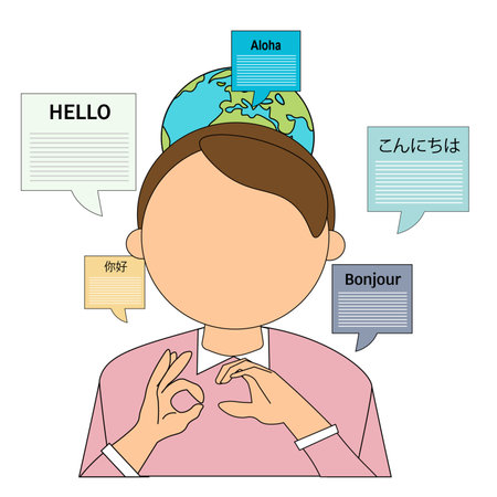 Translator vector illustration eps10 graphic   backgroundの写真素材