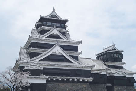 Restoration of Kumamoto Castle, which was severely damaged by the earthquake, and the scars that still remainのeditorial素材