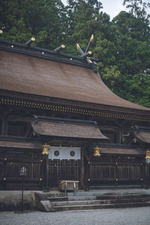 UNESCO World Heritage Site Sacred Sites and Pilgrimage Routes in the Kii Mountain Range Tanabe City, Wakayama Prefecture Kumano Sanzan Kumano Hongu Taishaのeditorial素材