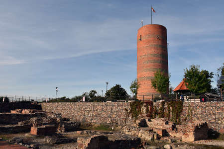 Klimek Tower in GrudziÄdzの写真素材