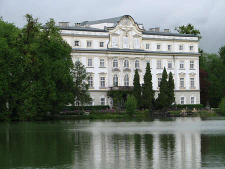 Palace Leopold in Slazburg, Austriaのeditorial素材