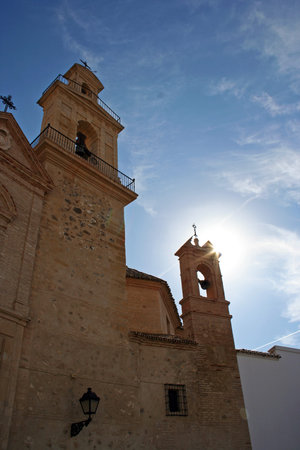 Steeple of the church of Jesus, Antequera (Spain)