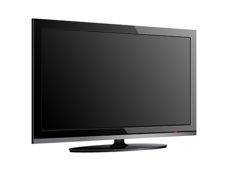 Vector illustrations of lcd screen.のイラスト素材