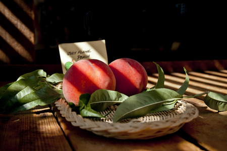 Pair of Peachesの写真素材