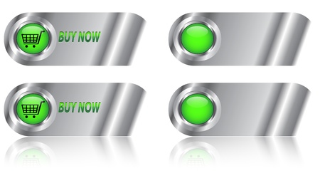 Buy now and blank web button/label set for ecommerce. のイラスト素材