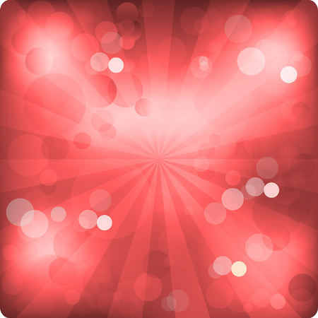 New Year glowing lights on abstract pink background. Christmas banner. Vector illustrationのイラスト素材