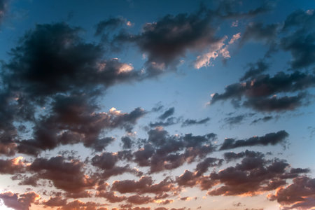 Beauty cloud scape and sky on morning