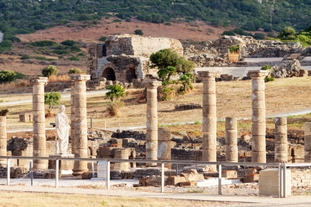 Ruins Roman of  Baelo Claudia  in  Bolonia  beach, province  Cadiz, Andalucia, Spainの写真素材