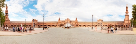 Plaza Espana in Sevilla , Spainのeditorial素材