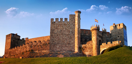 Templarium castle, Ponferrada, Santiago Road, Spainのeditorial素材