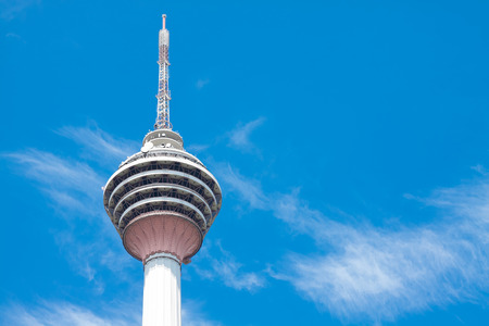 Television tower in Kuala Lumpur, Malaysiaのeditorial素材