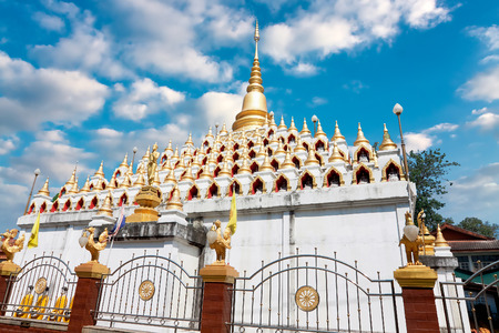 temple Mani Phraison in Mae Sot, Province of Tak, Thailandの写真素材