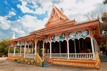 temple Pha That Luang, Vientiane, Laos.の写真素材