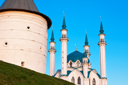 Kul Sharif mosque is largest in Europe. Russia. Kazanの写真素材