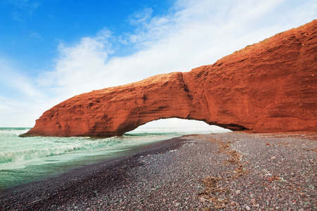 Legzira beach, Sidi Ifni, Souss-Massa-Draa, Moroccoの写真素材