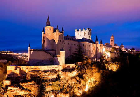 Alcazar Castle in Segovia, Spainのeditorial素材