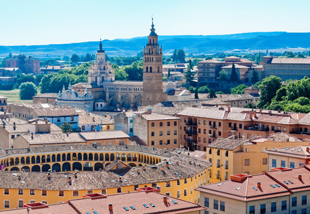 Tarazona, Zaragoza, Aragon, Spainの写真素材