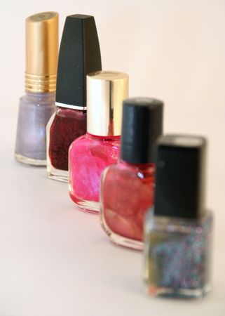 womans nail polishの写真素材