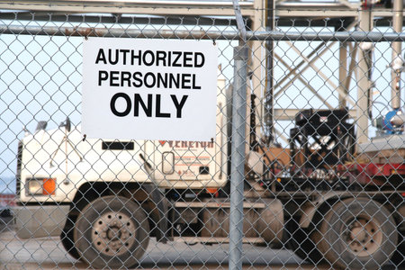 authorised personnel only sign