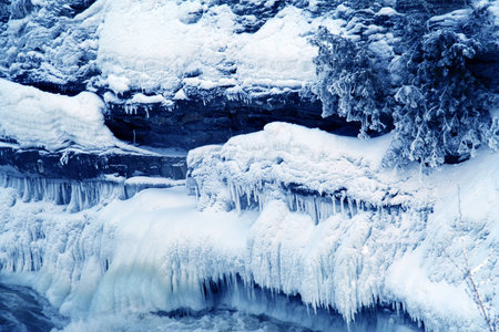 icy cold ice ridges