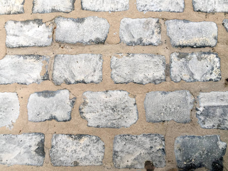 A shot of the bricks of a wall showing its textures