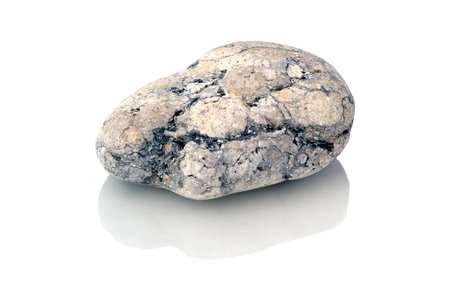 A shot of a little rock with beautiful textures