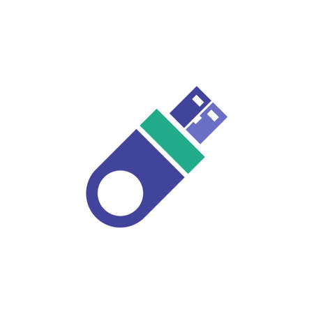 flash memory vector icon designのイラスト素材