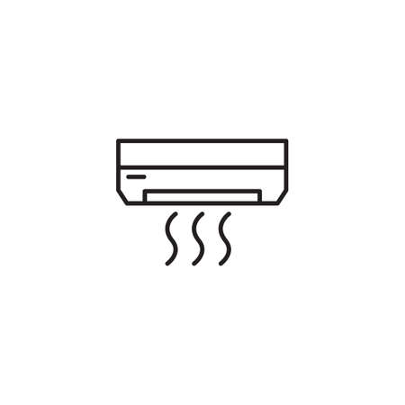 air conditioning vector icon logo designのイラスト素材