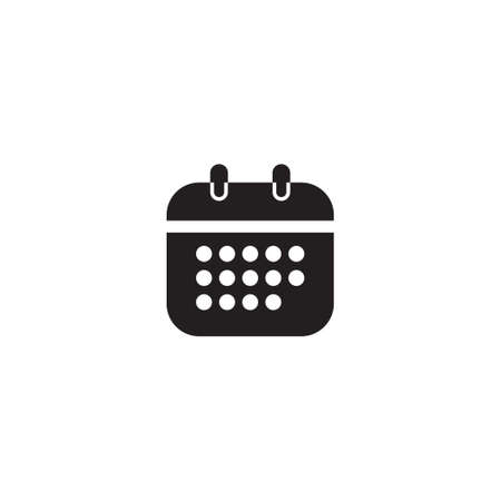 calendar vector icon logo designのイラスト素材