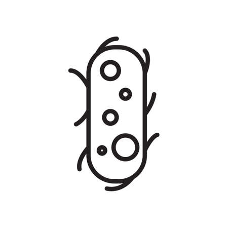 bacteria vector icon designのイラスト素材