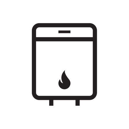 boiler vector icon designのイラスト素材