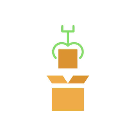 mass production vector icon designのイラスト素材