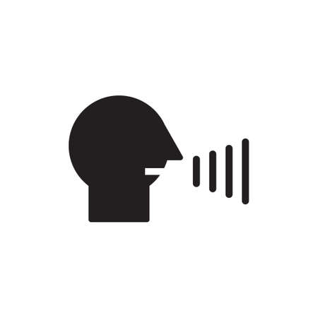 voice vector icon logo designのイラスト素材