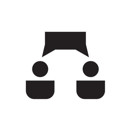 communication vector icon logo designのイラスト素材