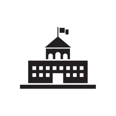 school vector icon logo designのイラスト素材