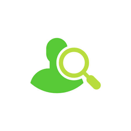 head hunting man vector icon logo designのイラスト素材