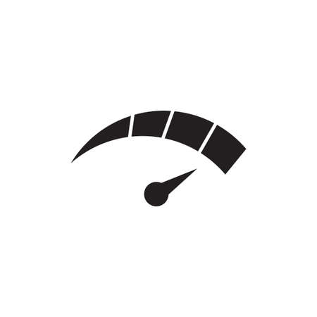 speed meter vector icon logo designのイラスト素材