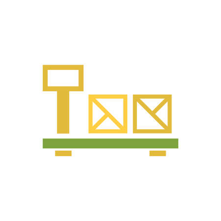 logistic vector icon logo designのイラスト素材