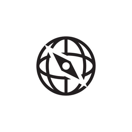 global navigation vector logo design templateのイラスト素材