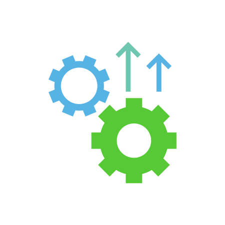 operational excellence vector logo design templateのイラスト素材