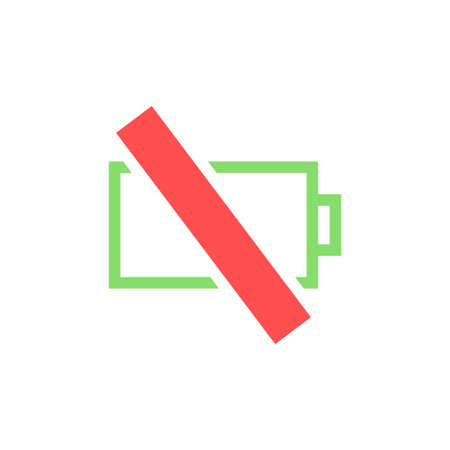 no power vector icon design templateのイラスト素材