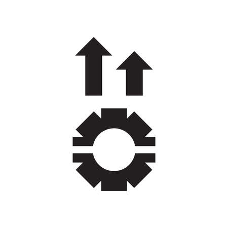 operational excellence vector logo design templateのイラスト素材