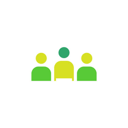 user group vector icon design templateのイラスト素材
