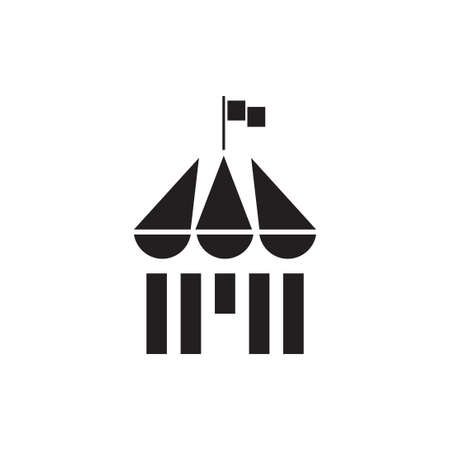 circus vector icon design templateのイラスト素材