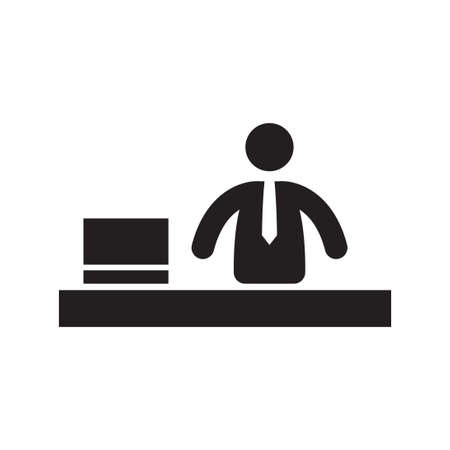 business people vector icon design templateのイラスト素材